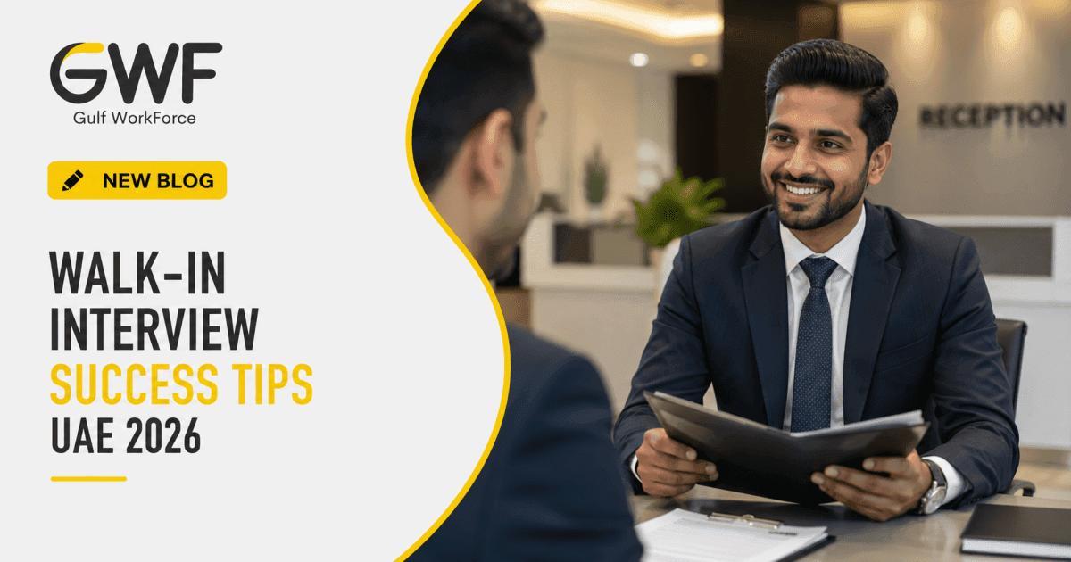 Walk-In Interview Success Tips UAE: What Recruiters Actually Look For (2026 Guide)